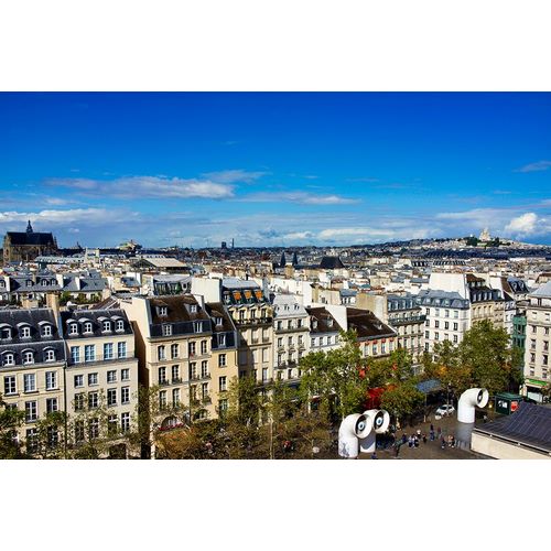 Molinari, Michele 아티스트의 France-Paris Houses facing Beaubourg-Centre Pompidou square-Eiffel tower on the far left작품입니다.